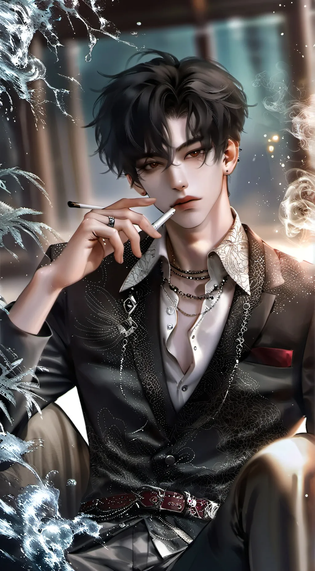 ai character: Alfred  background