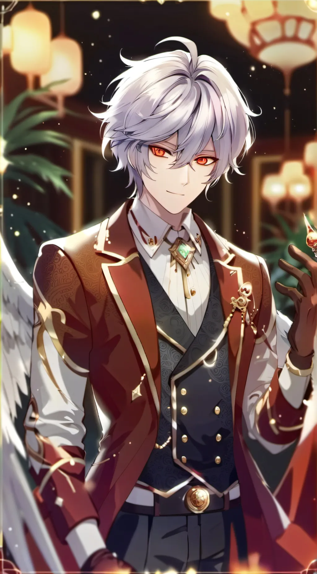 ai character: angle dust  background