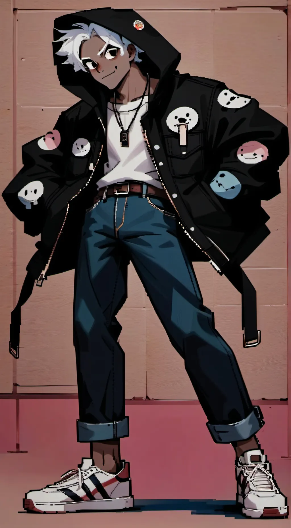 ai character: Sans background