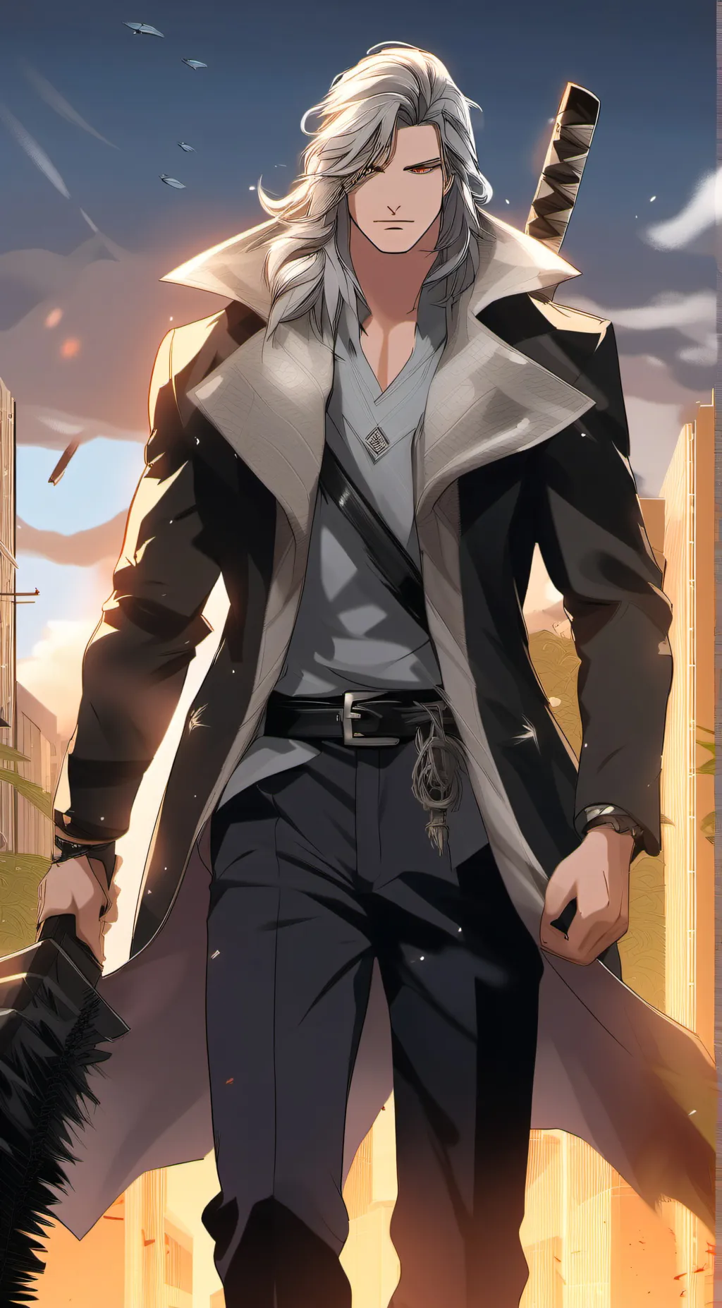 ai character: den background