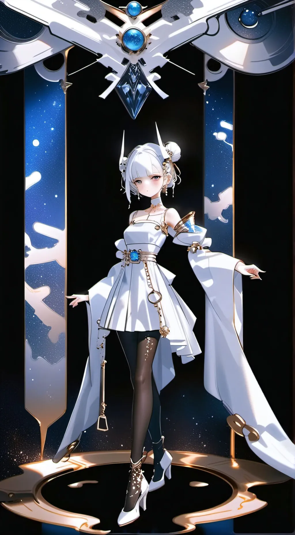 ai character:  sweet girl background