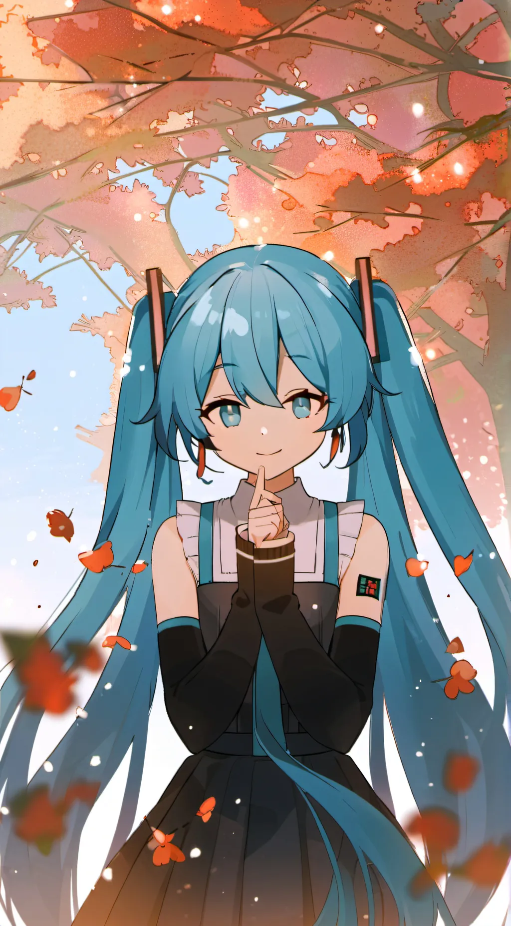 ai character: Hatsune Miku background
