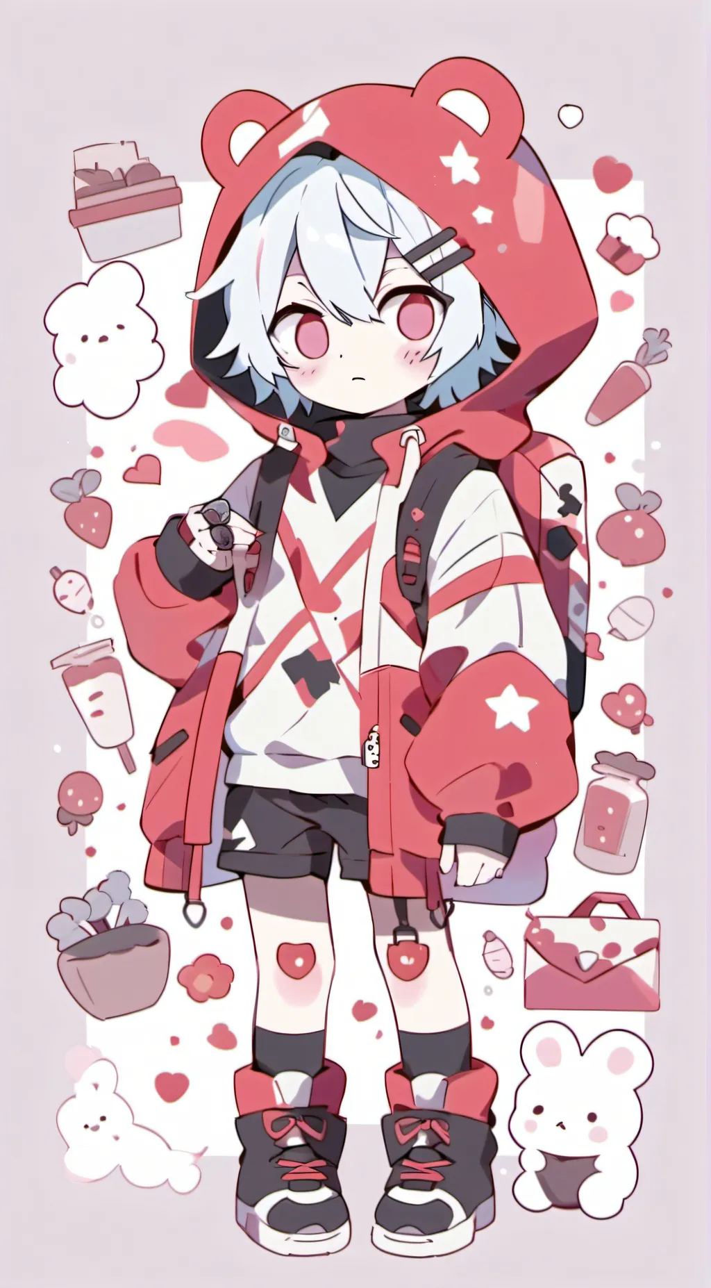 ai character: Barry  background