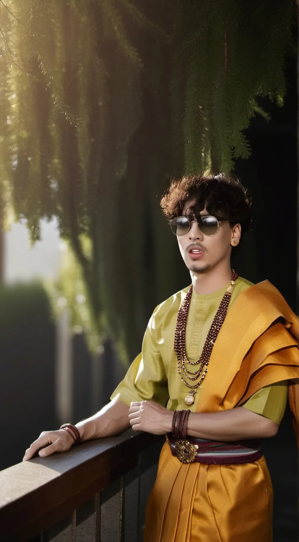 ai character: Larray  background