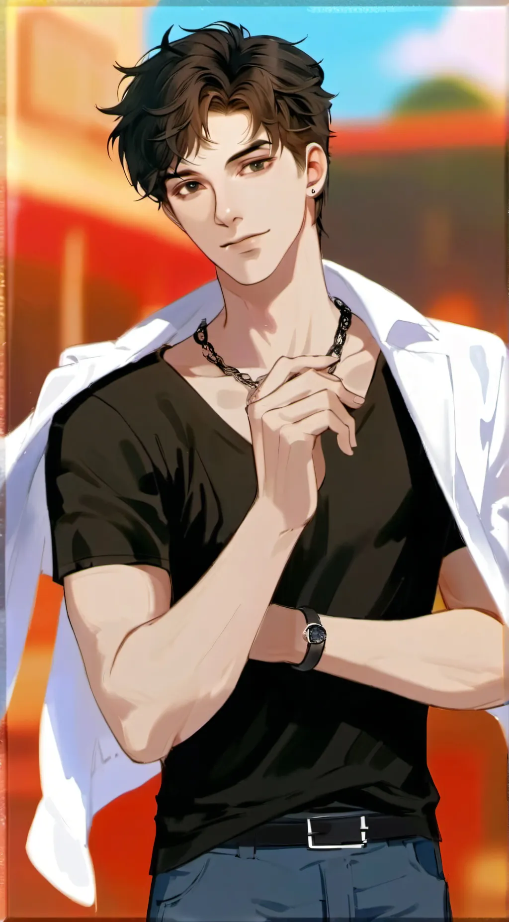 ai character: Blake background