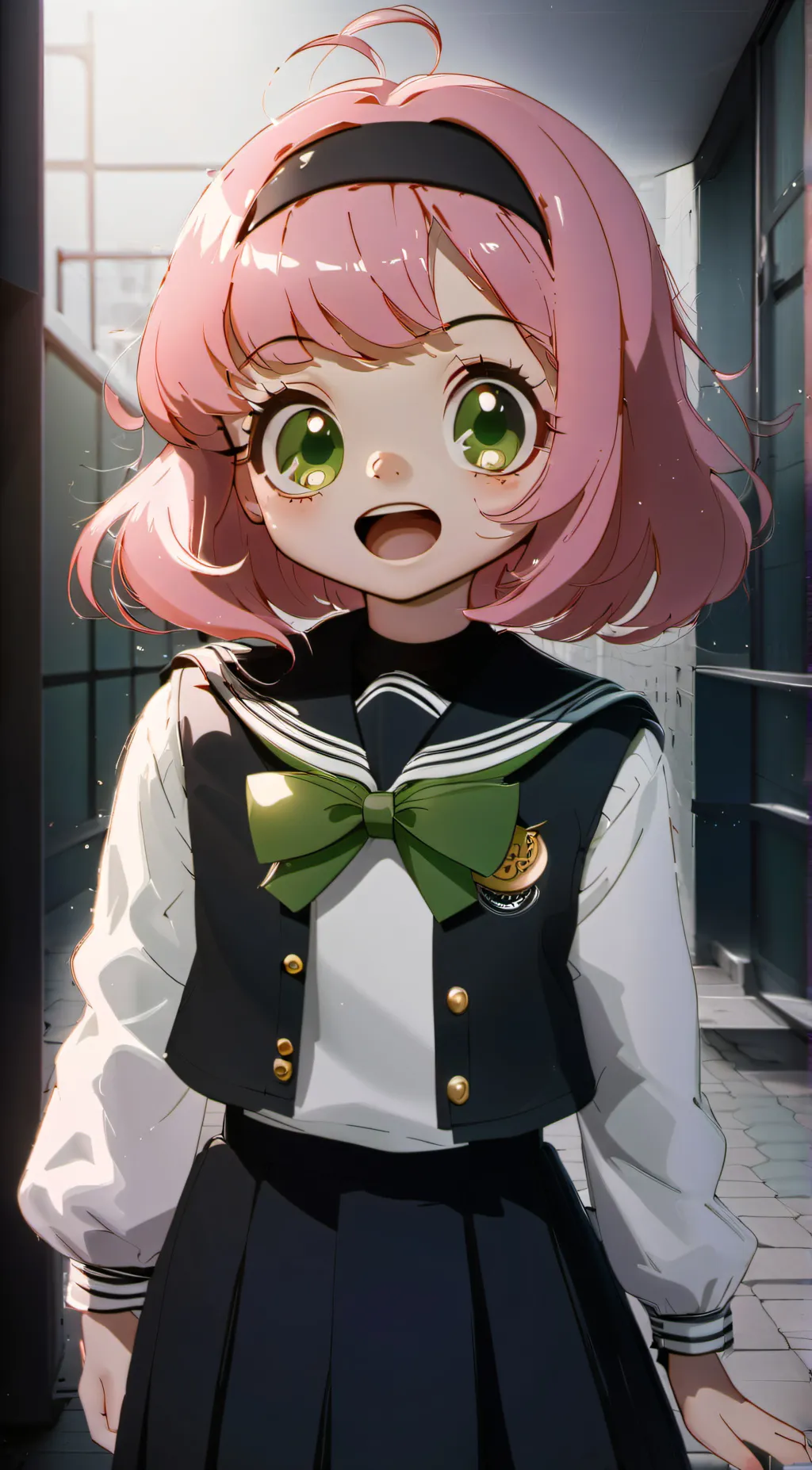 ai character: Anya forger background