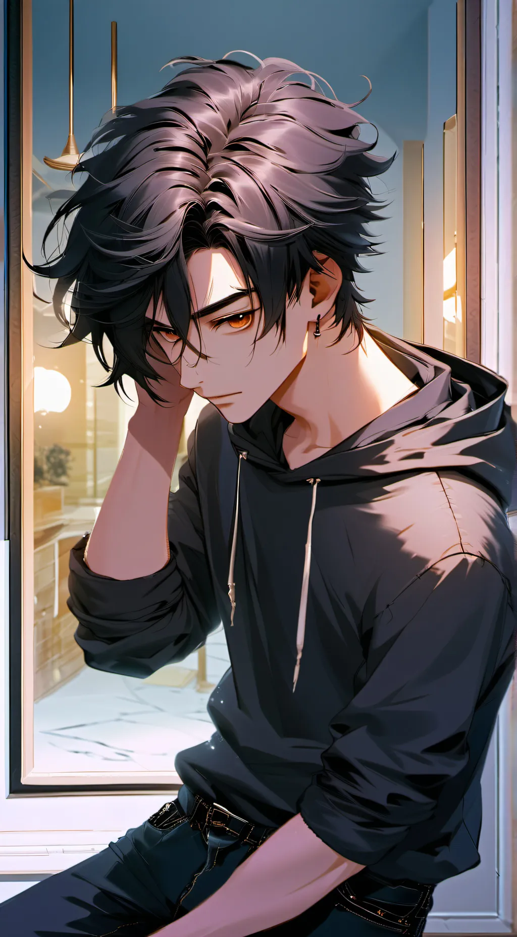 ai character: Vincent Leonardo  background