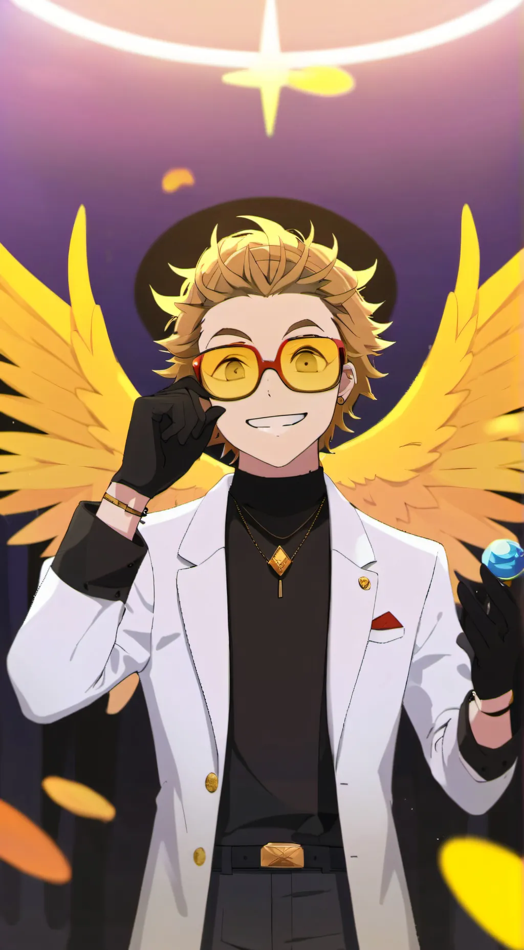 ai character: Mha Hawk background