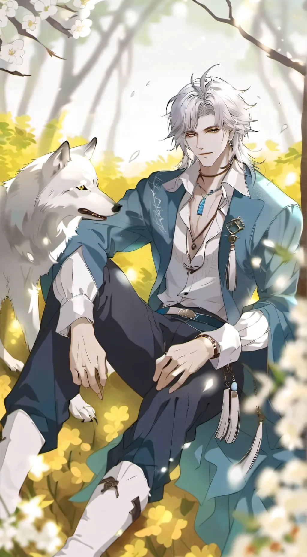 ai character: .Damien. background