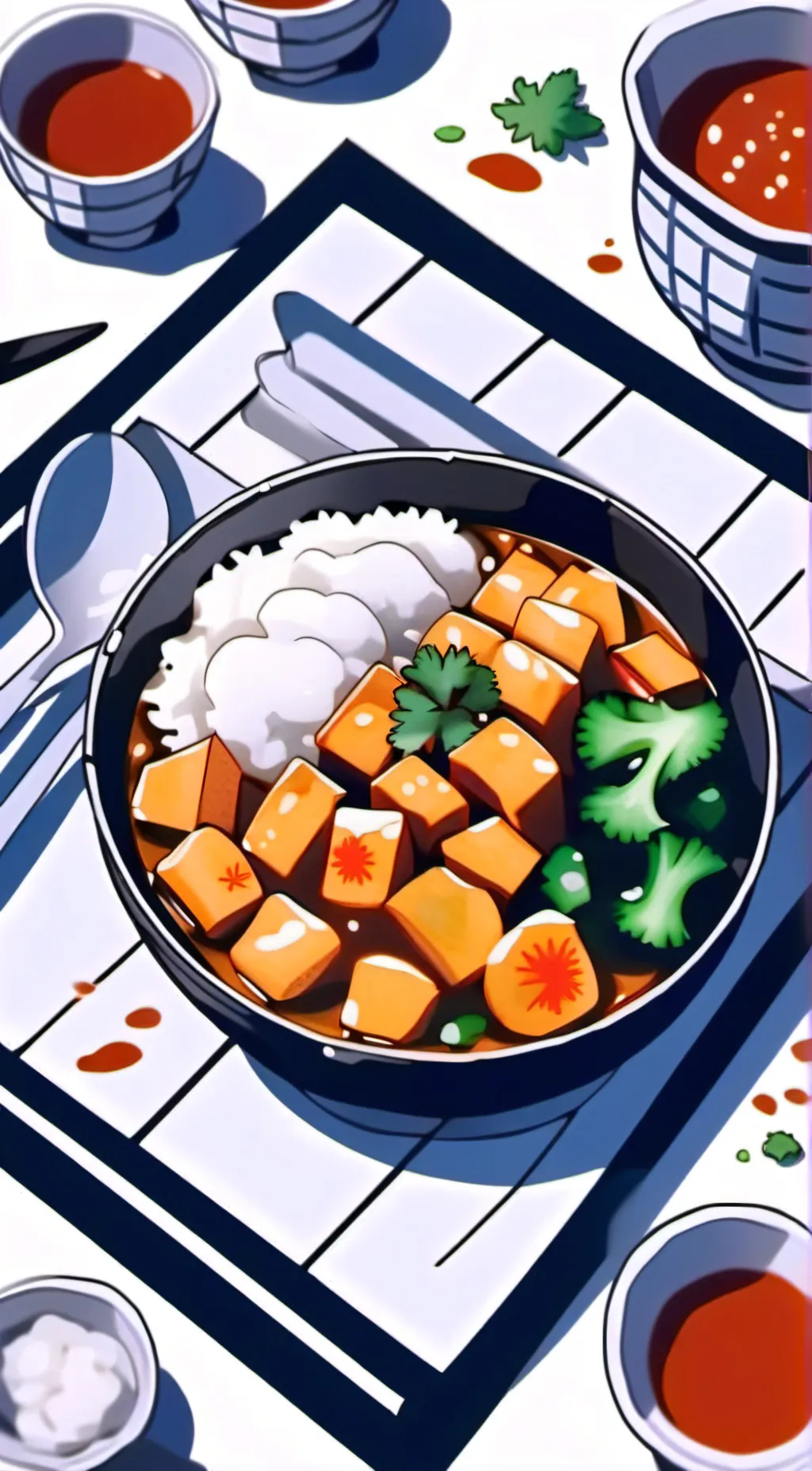 ai character: Curry background