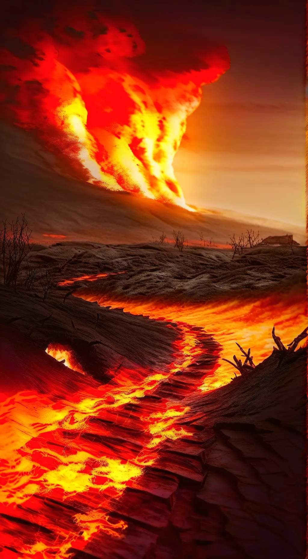 ai character: Return from hell background