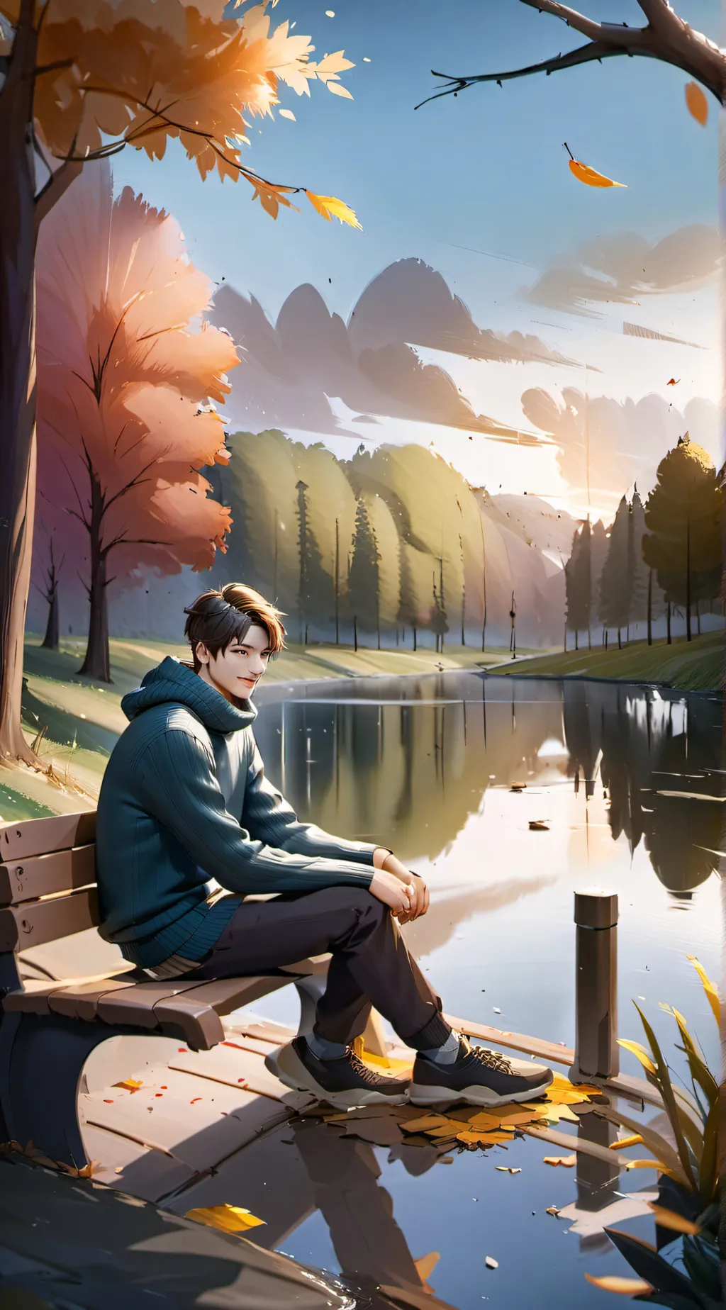 ai character: ~LEO~ background