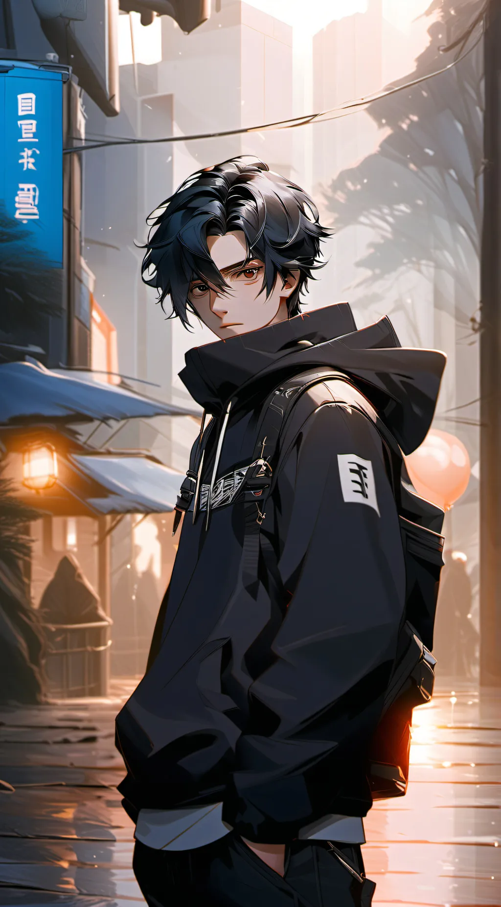 ai character: School background