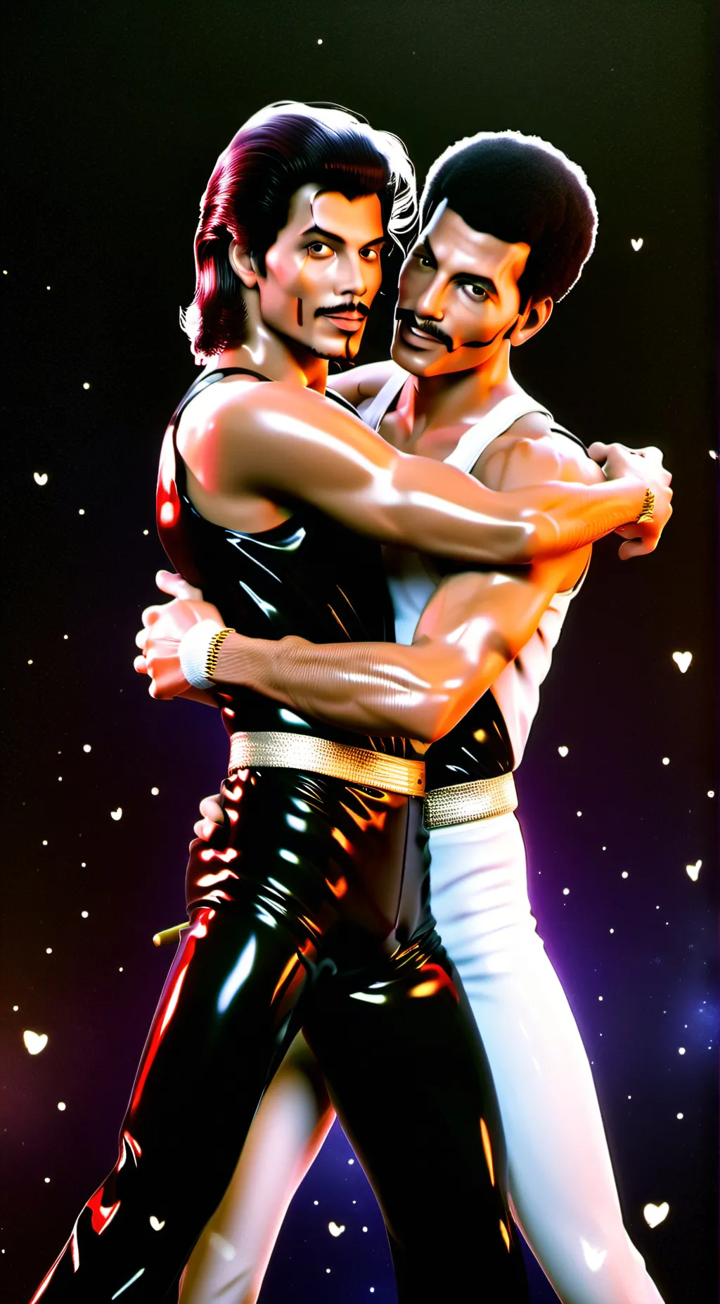 ai character: Michael , Freddie  background