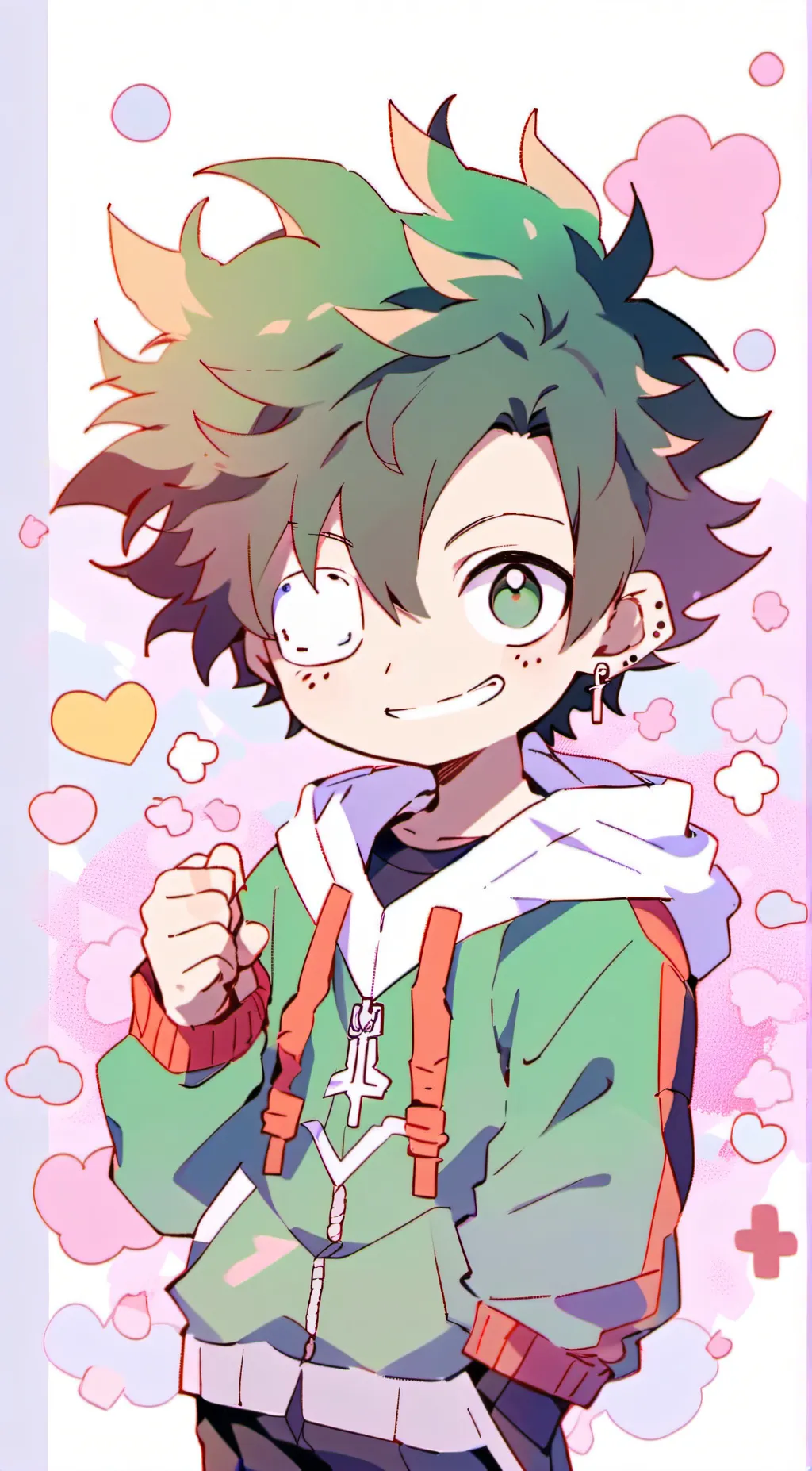 ai character: Deku background