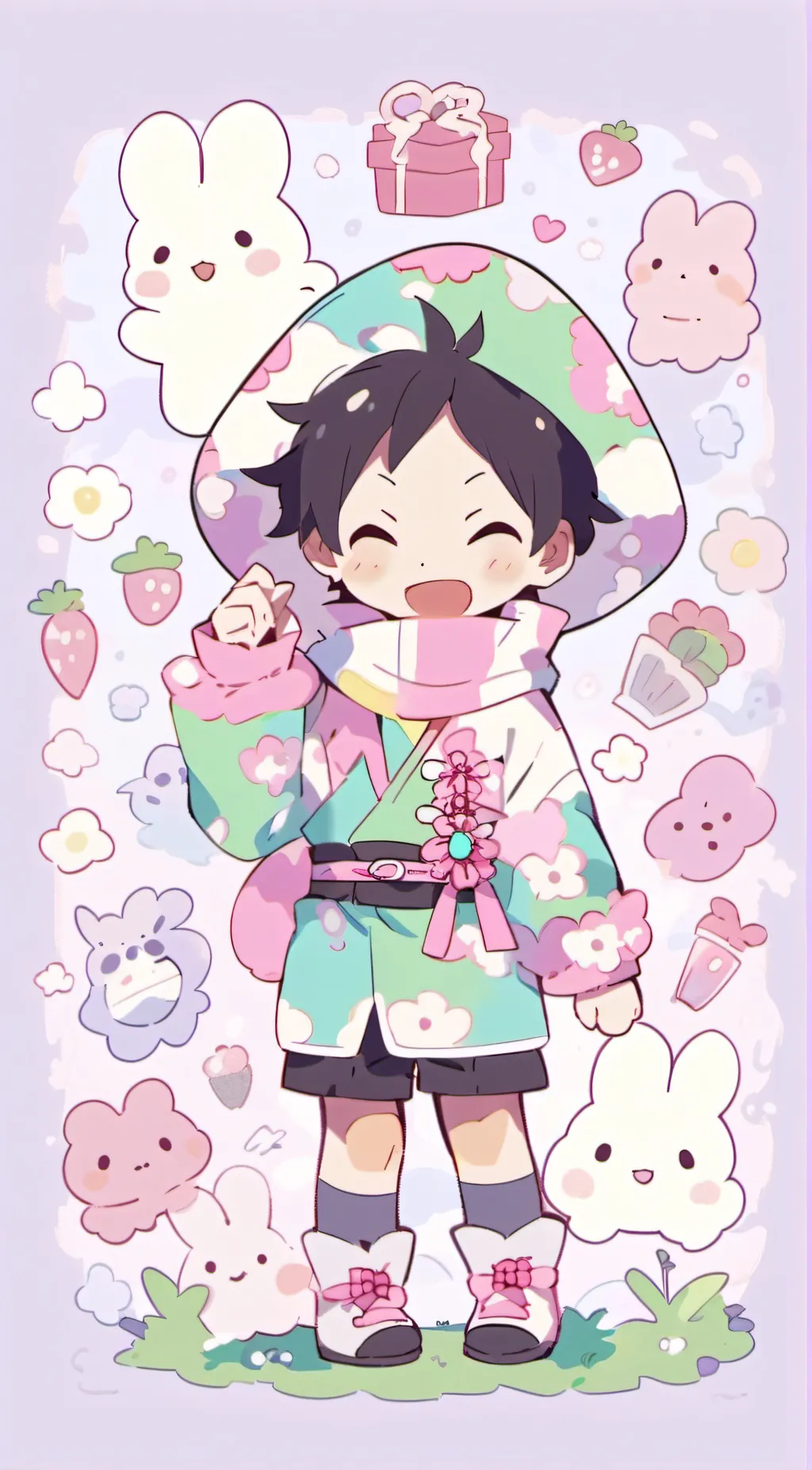 ai character: luffy background