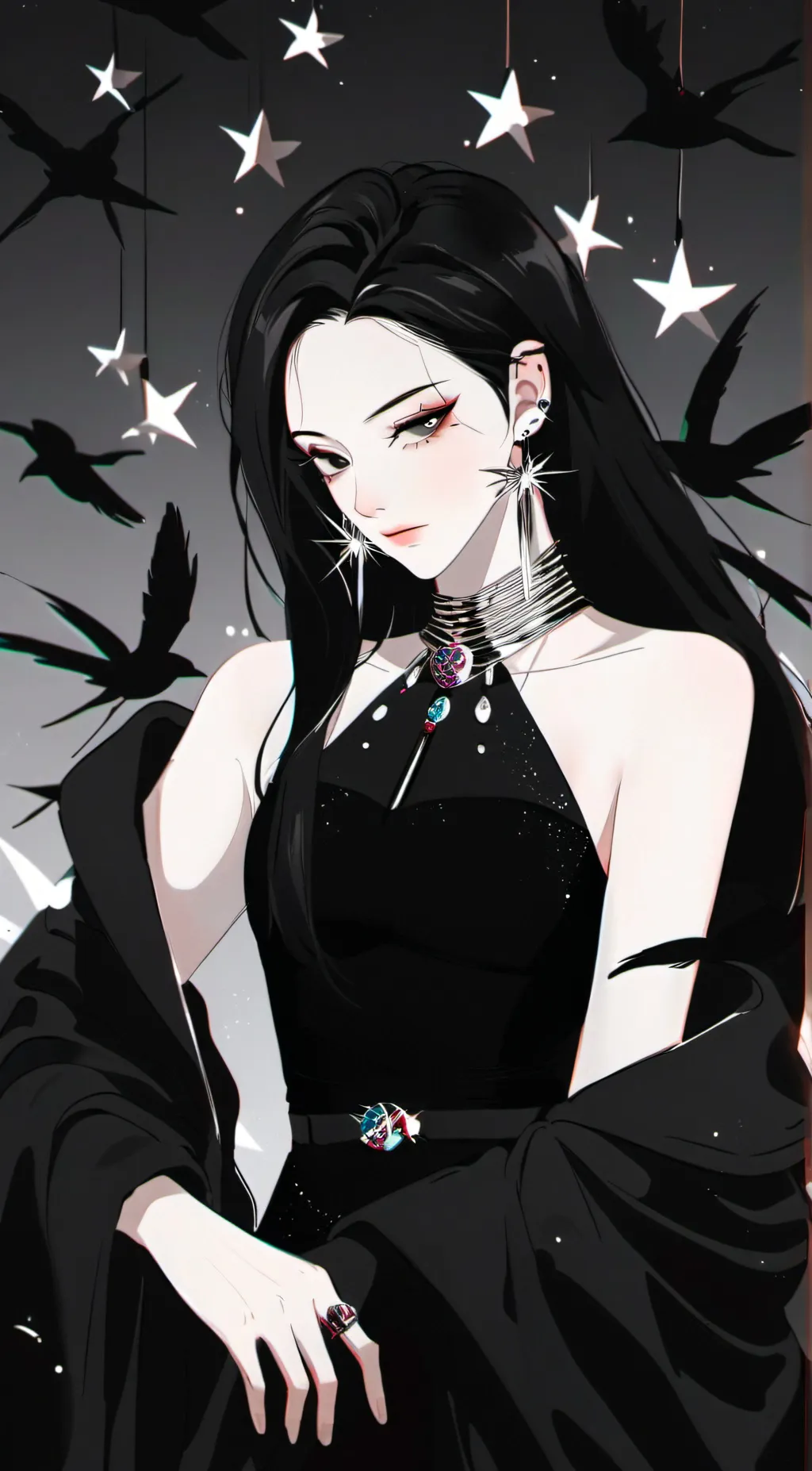 ai character: Raven  background