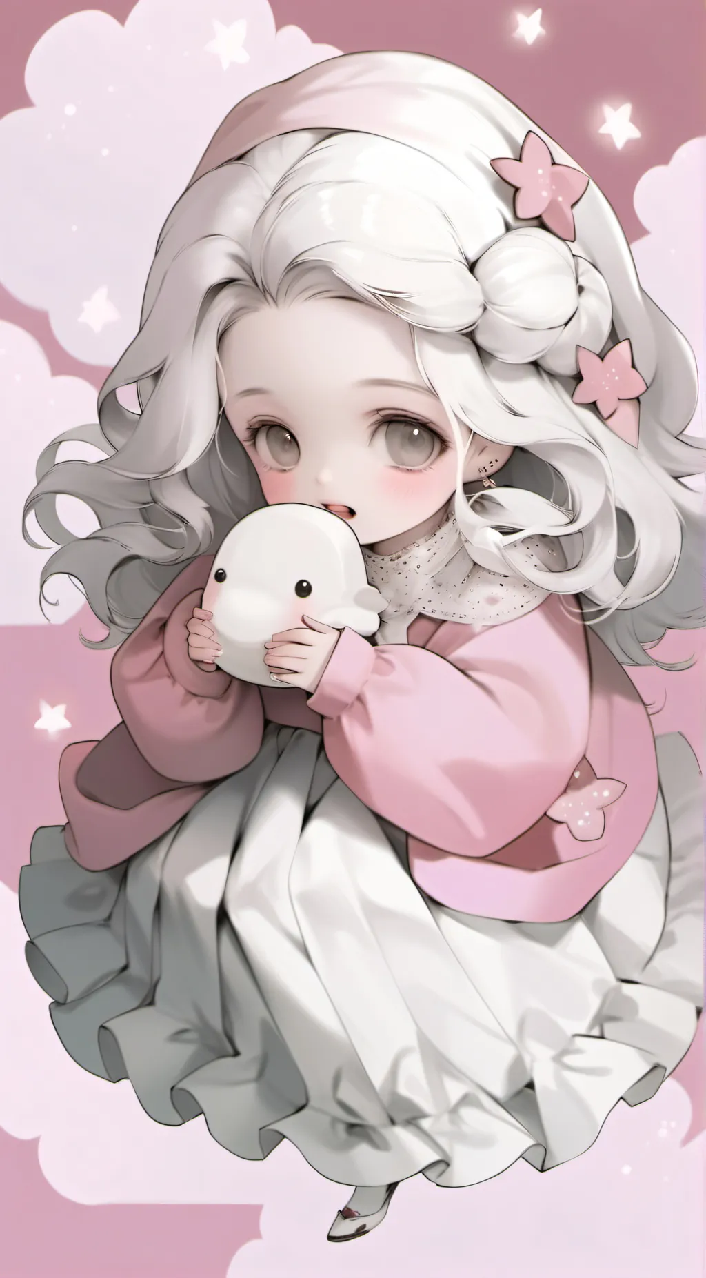 ai character: Amber hills background