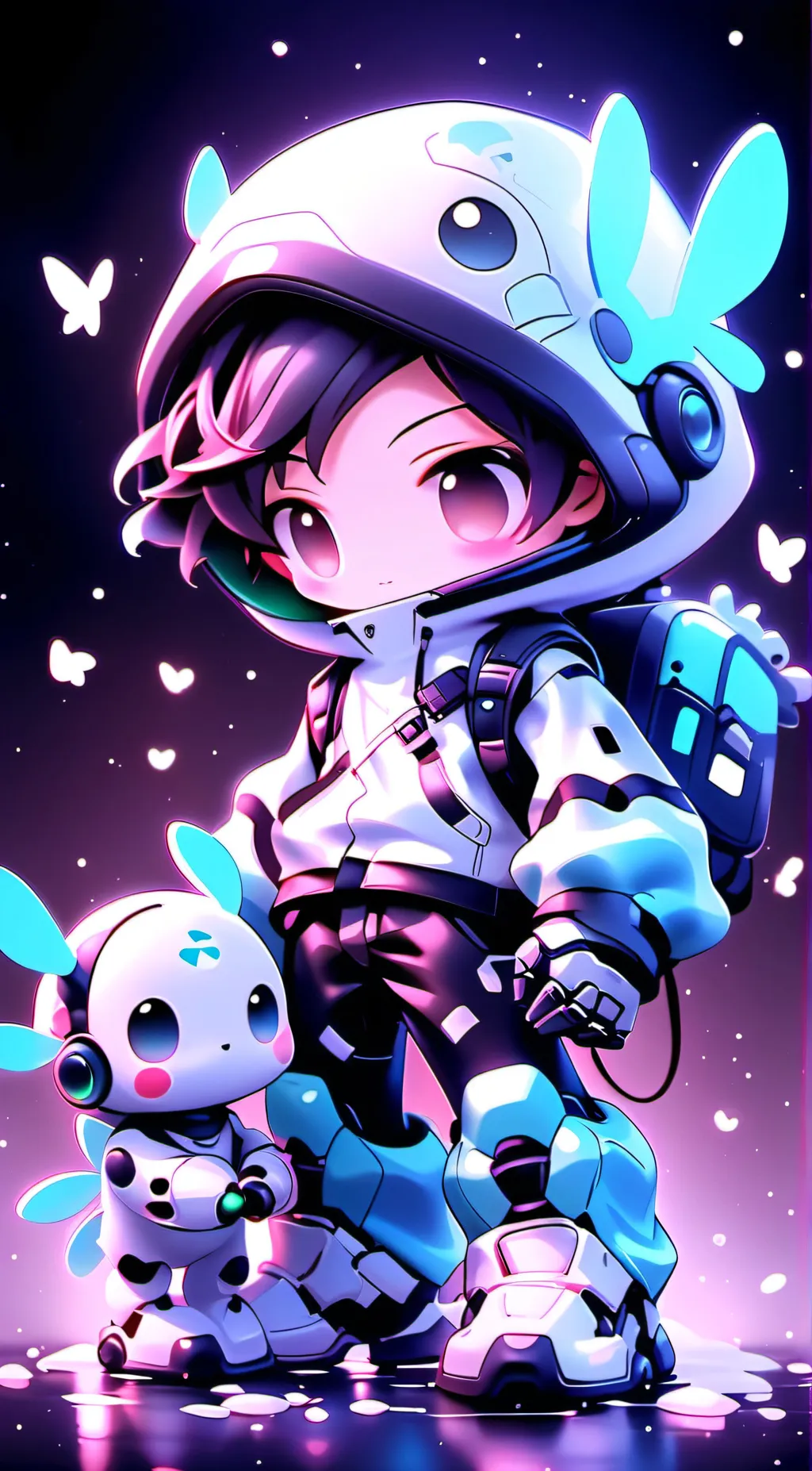 ai character: Danny & Beeboo background