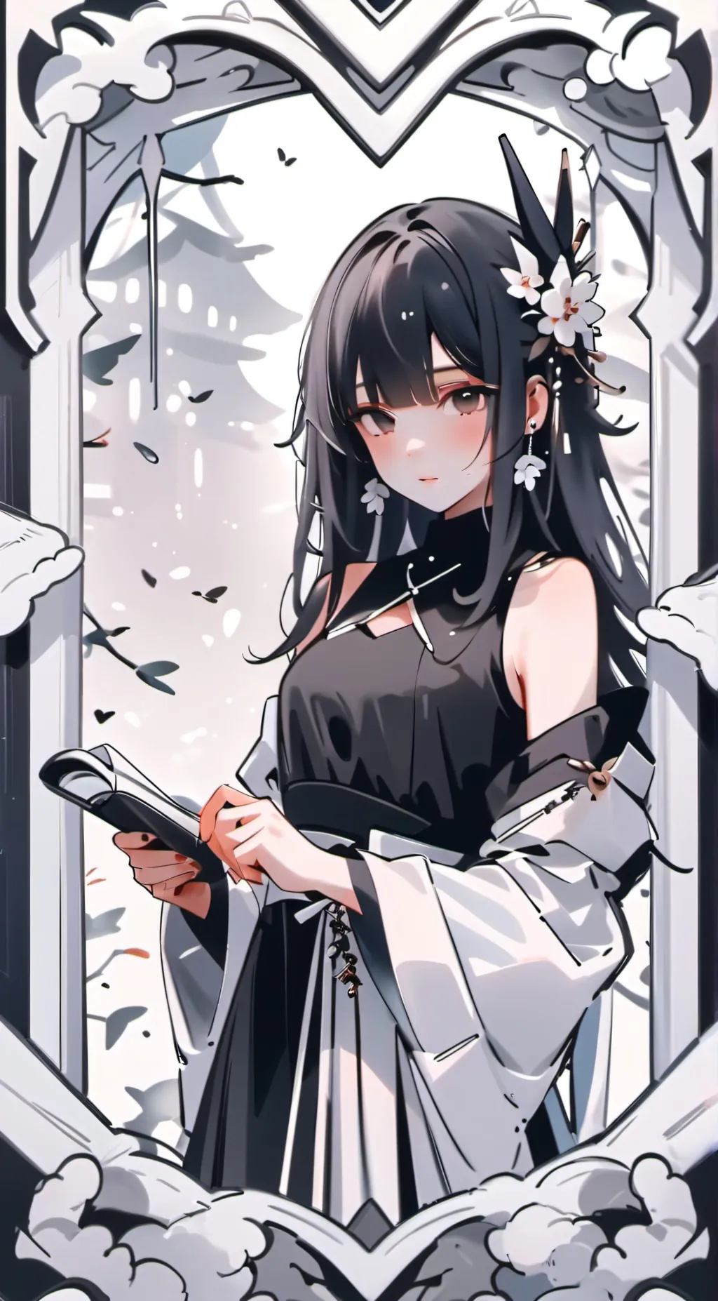 ai character: Luna background