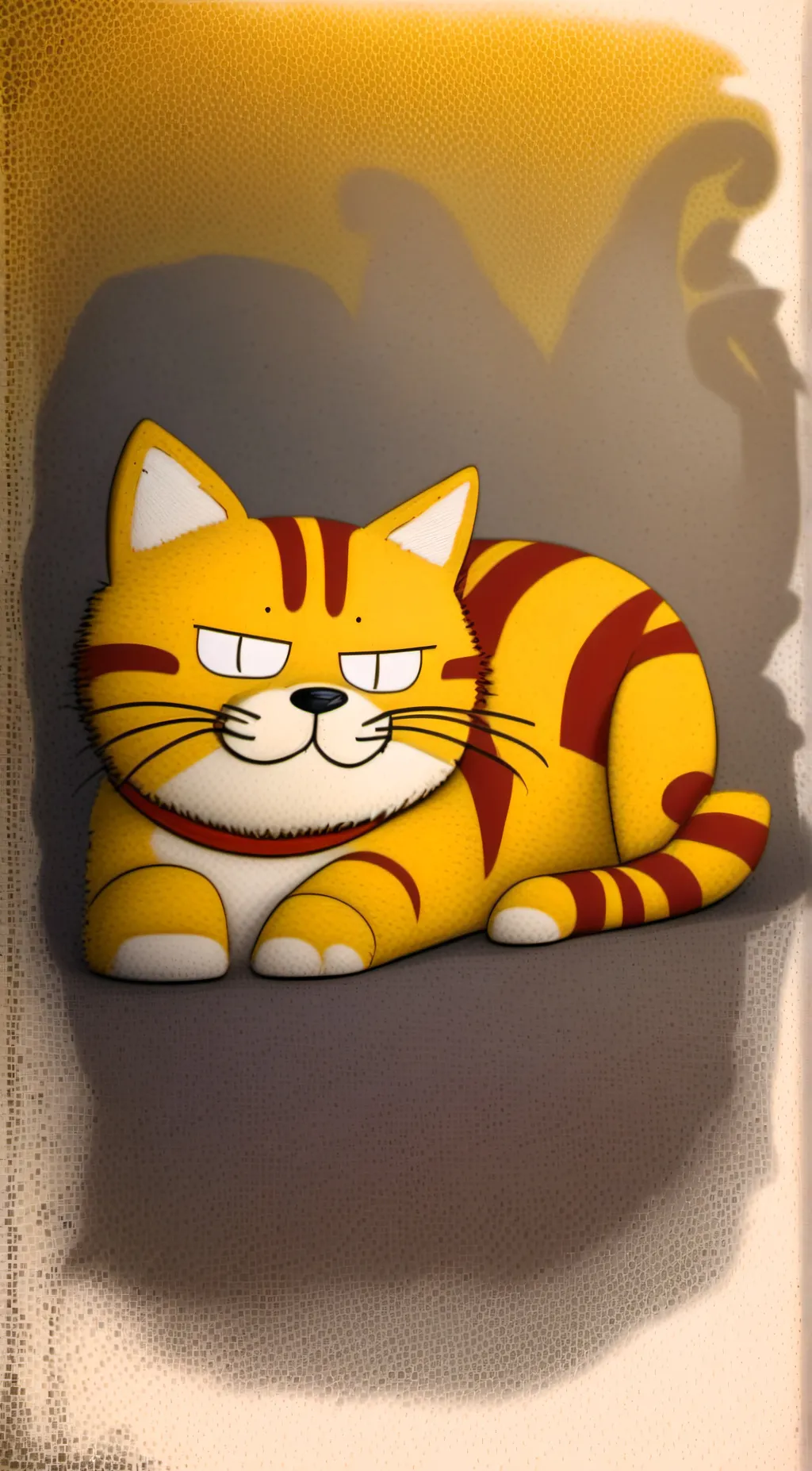 ai character: Garfield background