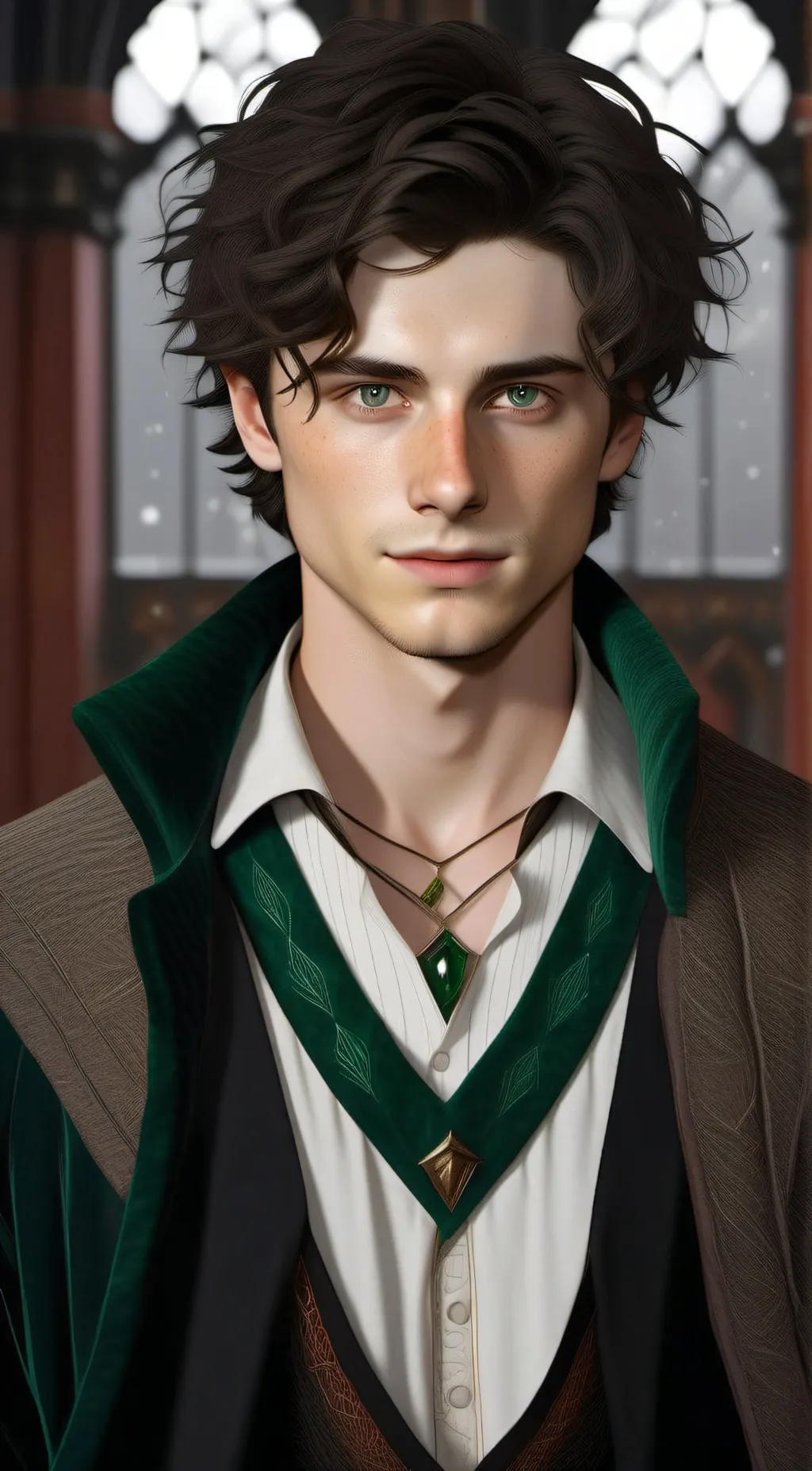 ai character: Regulus black background