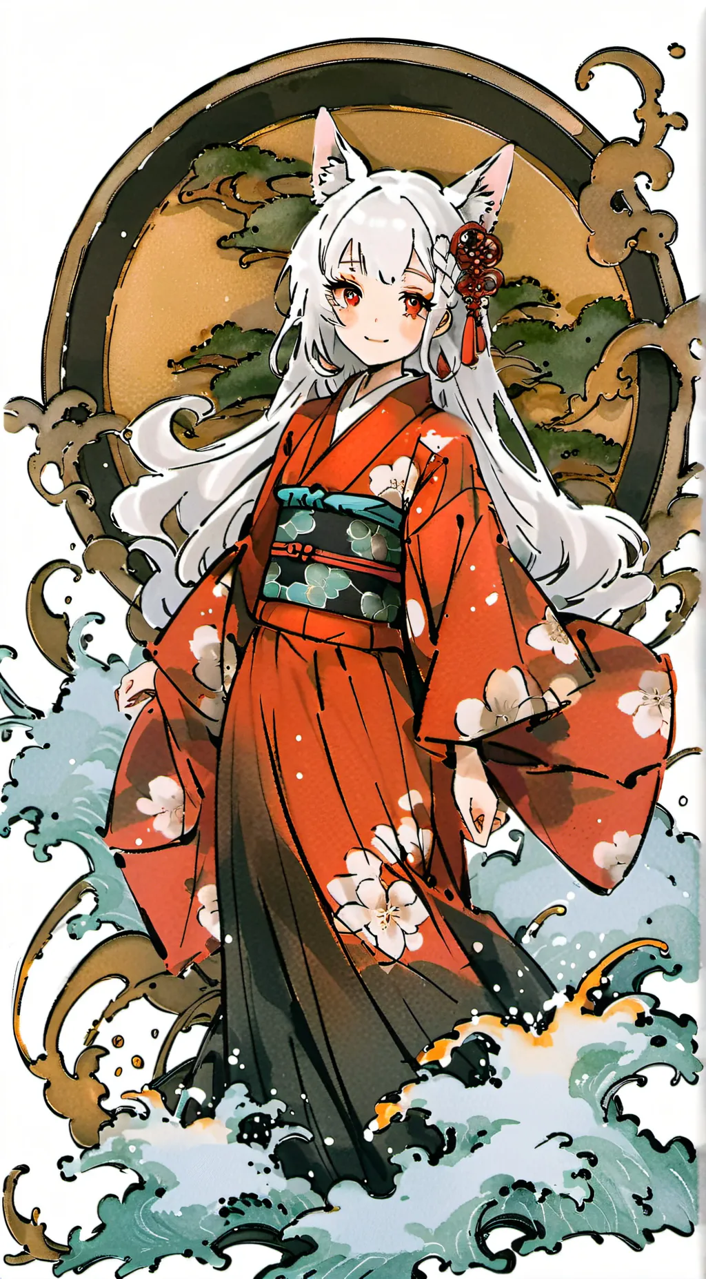 ai character: Ina background