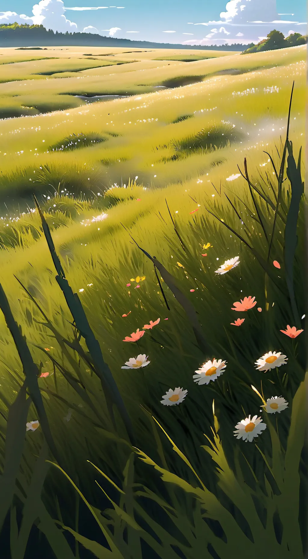 ai character: YOU NEED GRASS👍👌 background