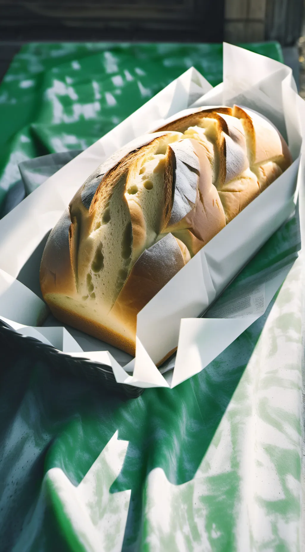 ai character: bread background