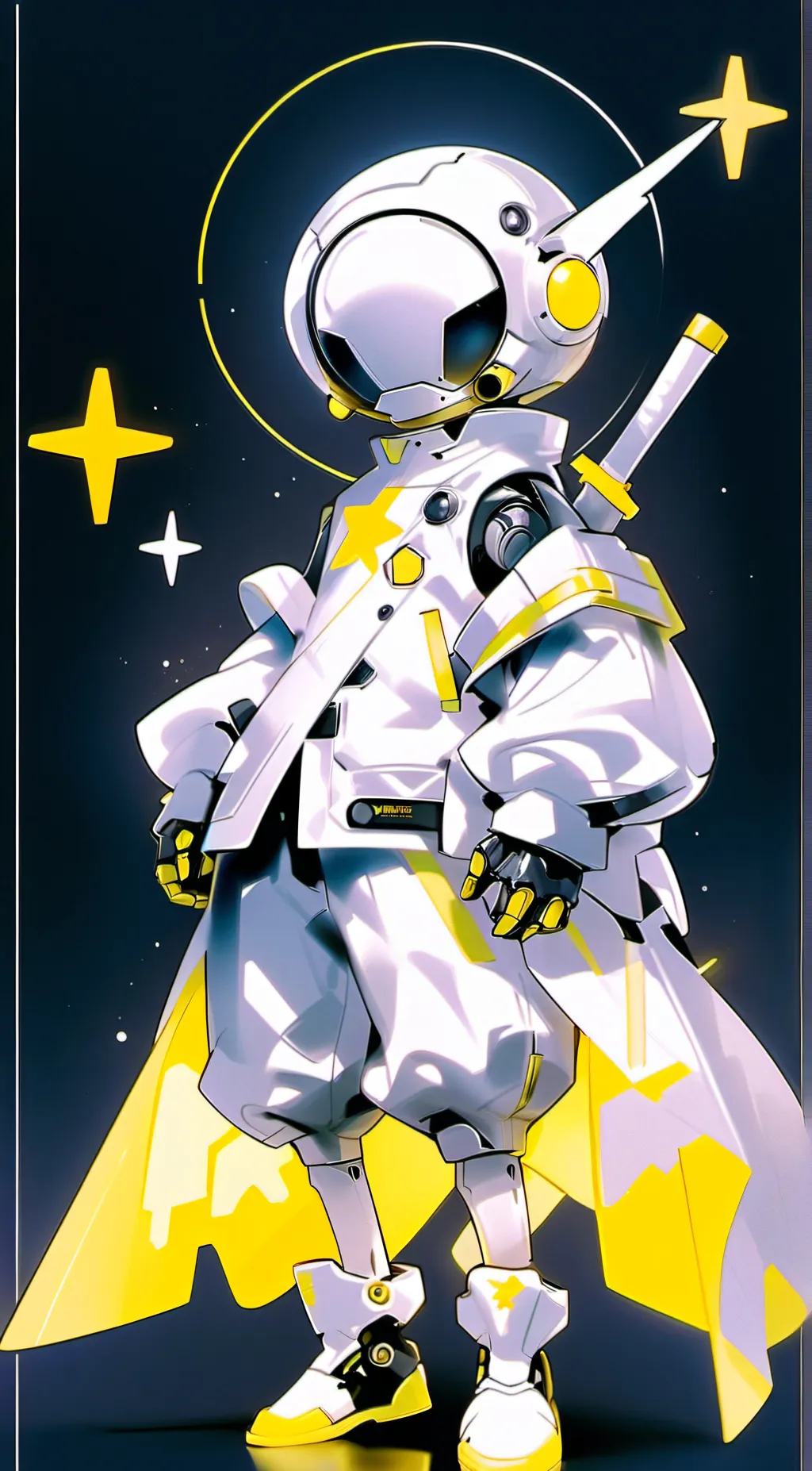 ai character: Star background