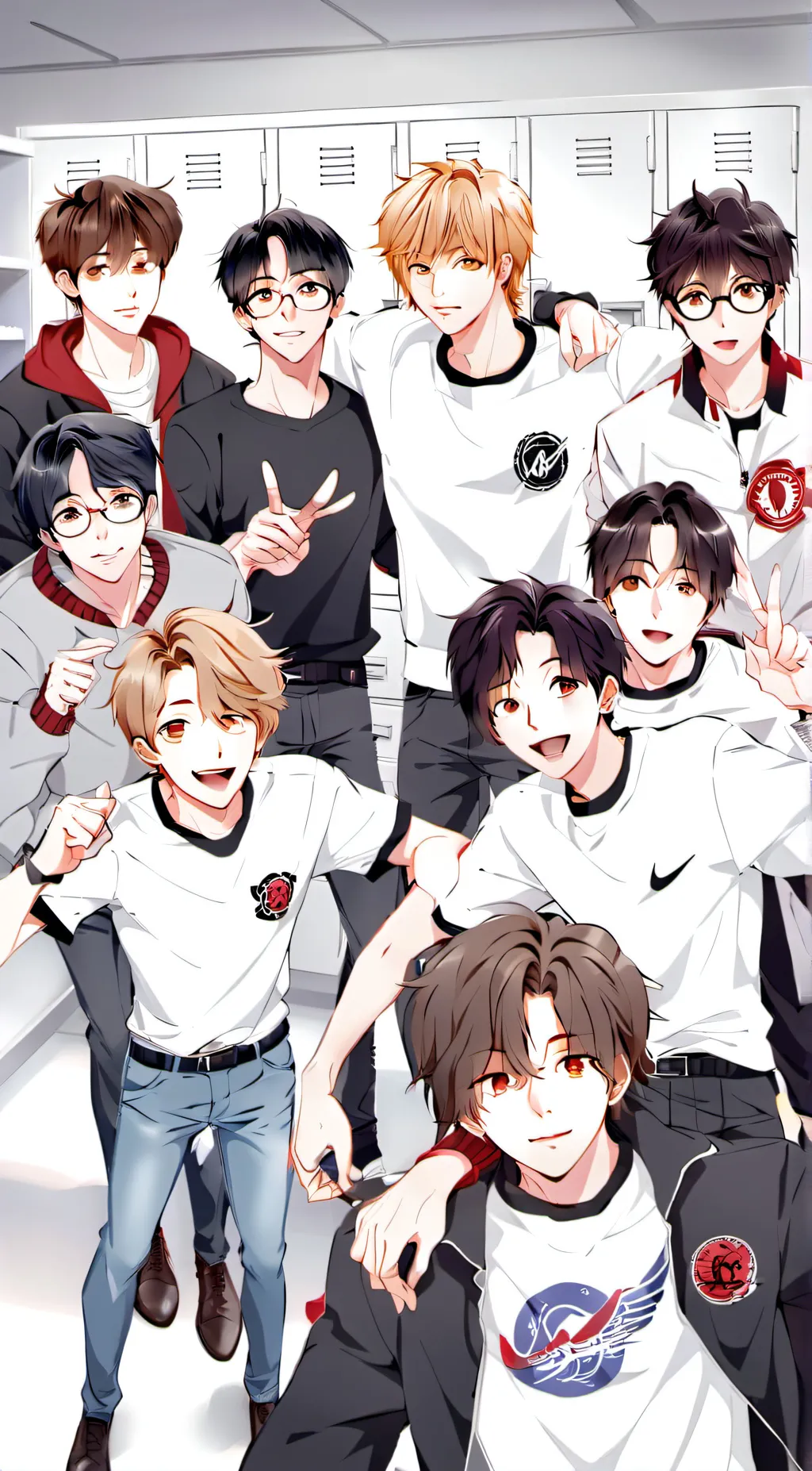 ai character: Mean 9 Brothers background