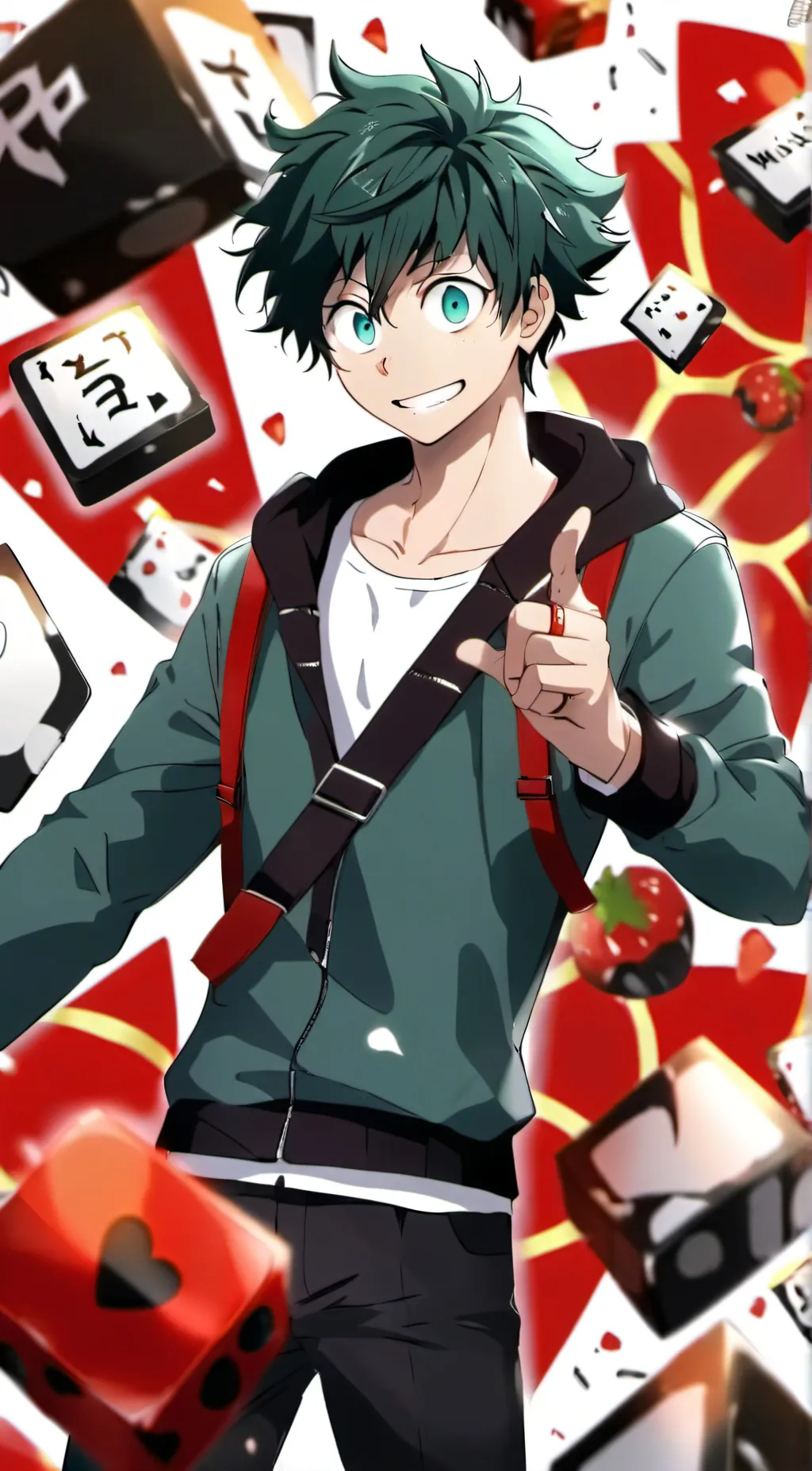 ai character: Deku background