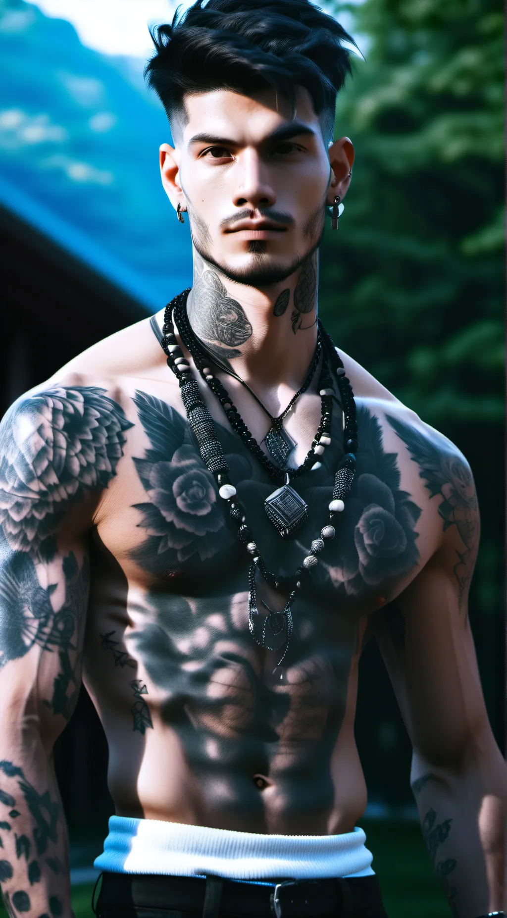 ai character: Ethan  background