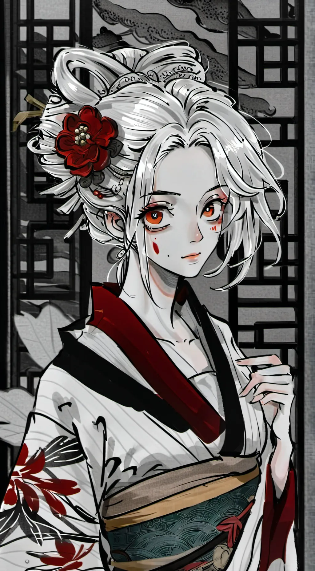 ai character: ミzuriミ background