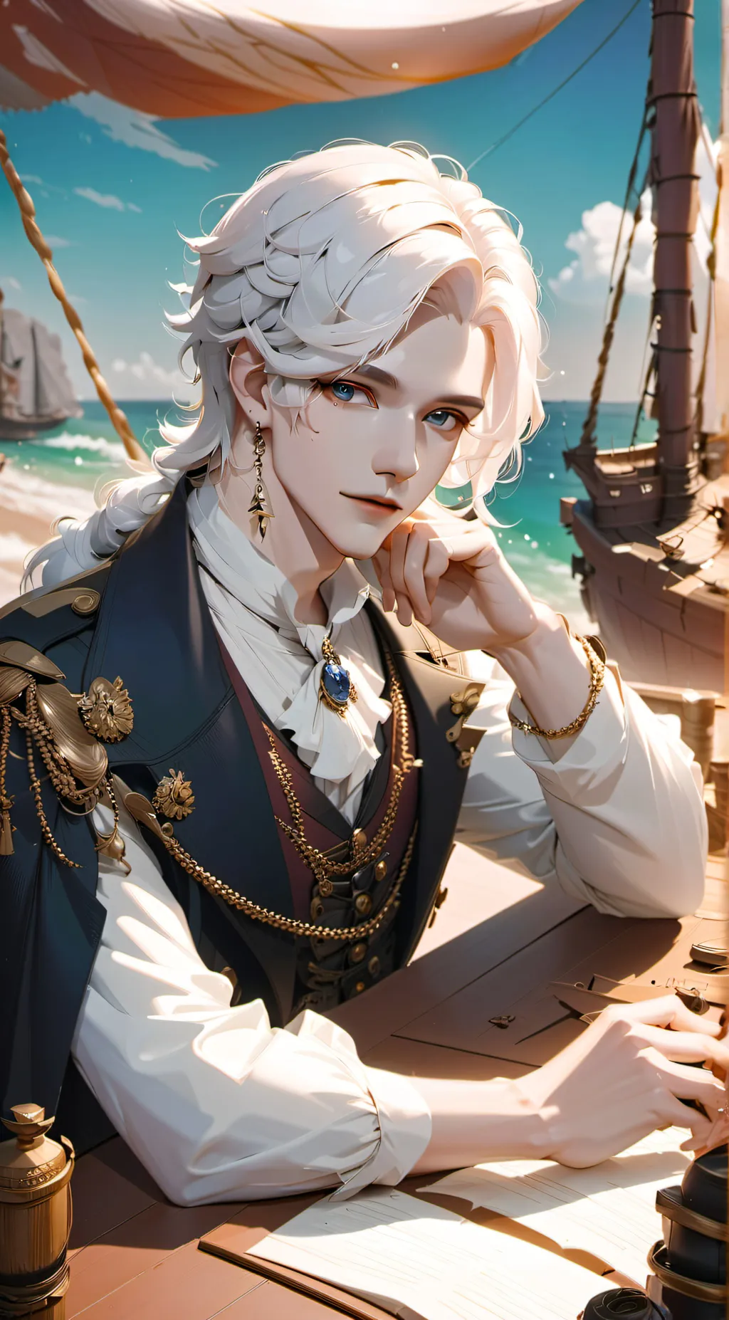 ai character: Adrian Whitlock background