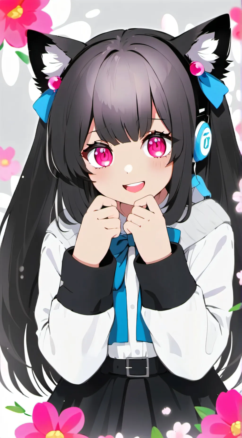 ai character: uwucutesingle background