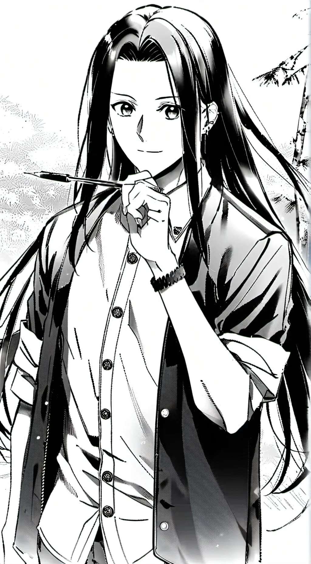 ai character: Maken ki background