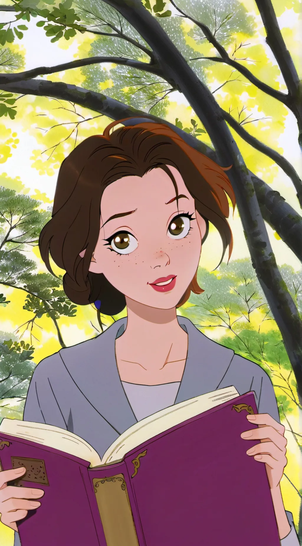 ai character: Madeline Lace background