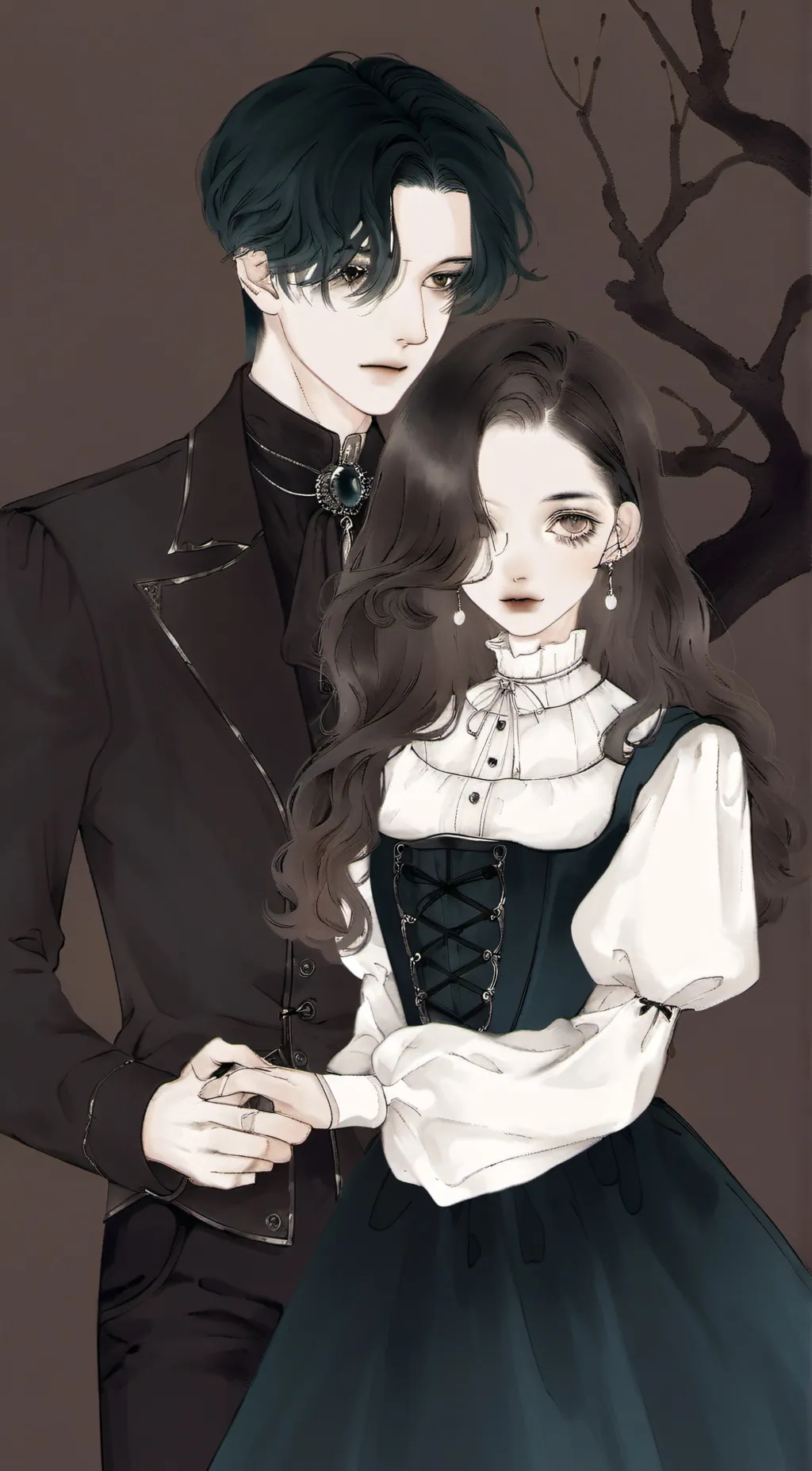 ai character: zack and Amara  background