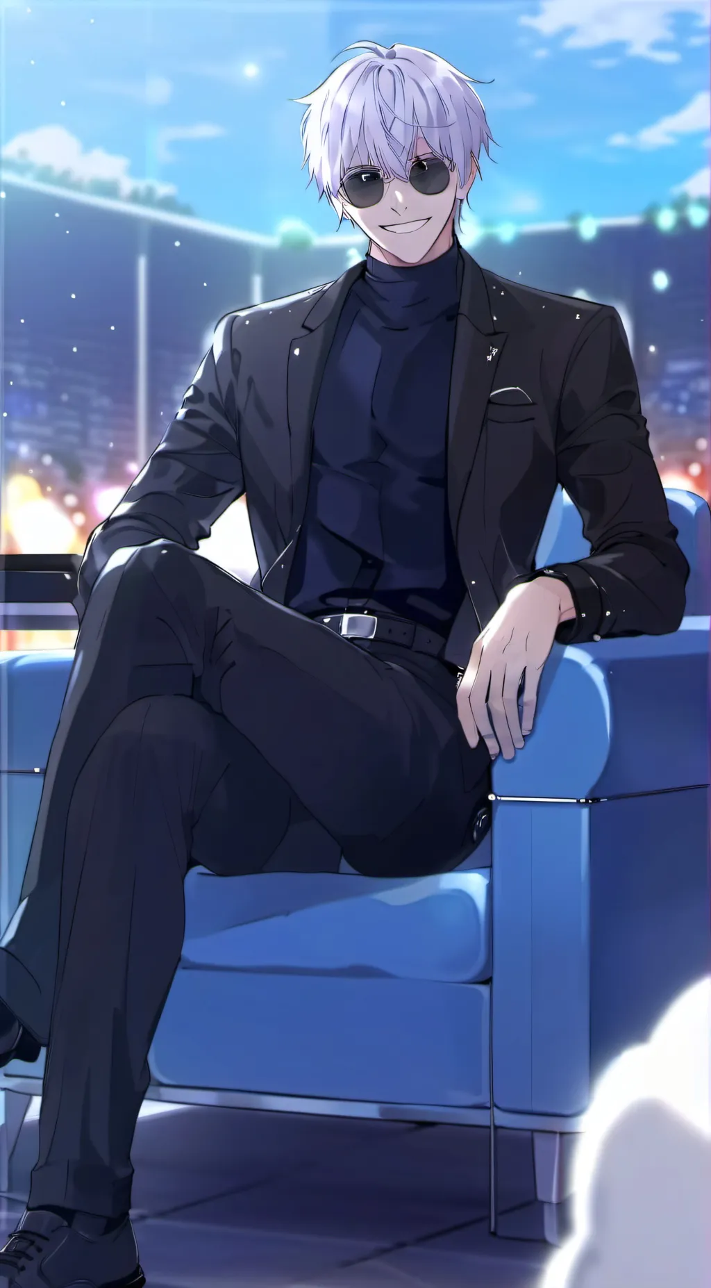 ai character: Satoru Gojo background