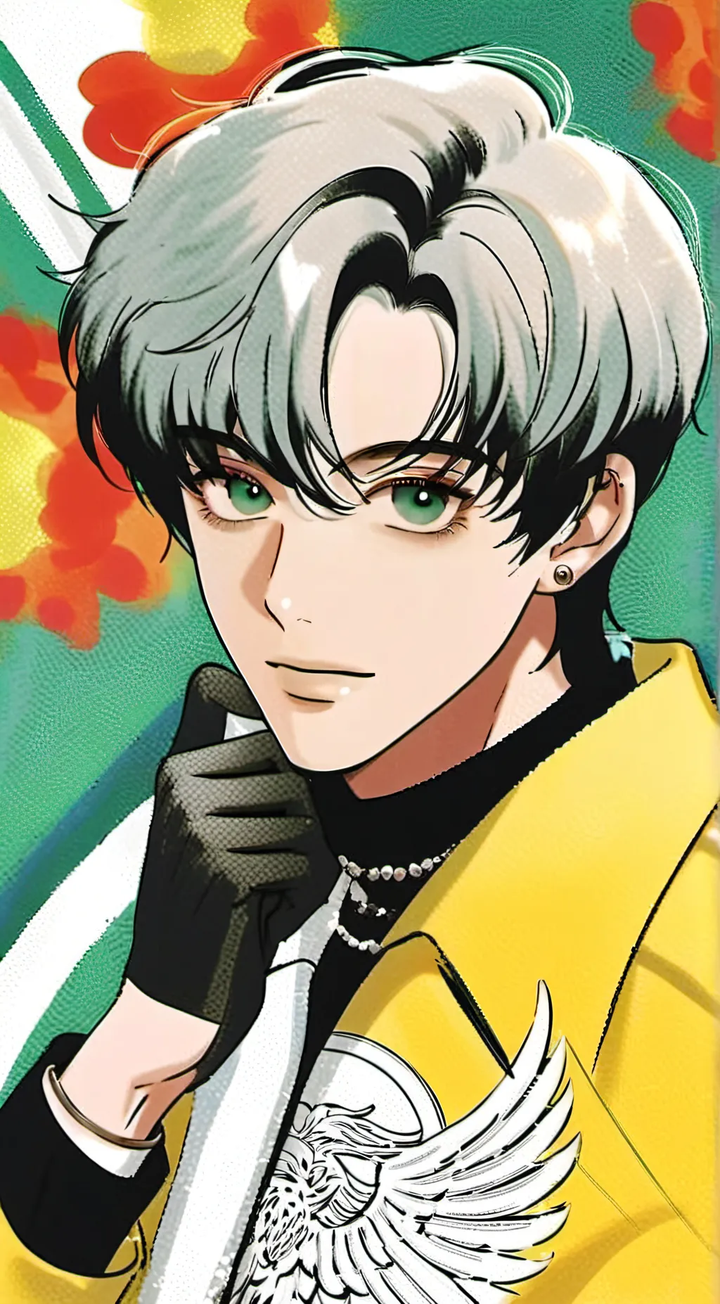 ai character: Lee heeseung background