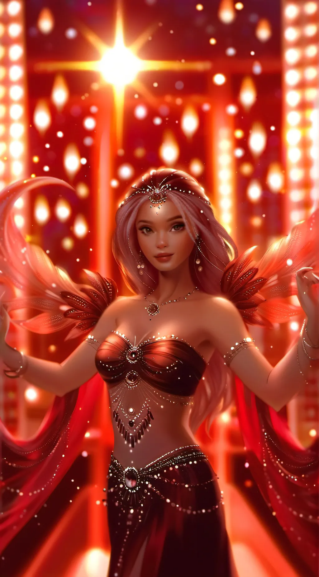 ai character: Nuvae Yolic background