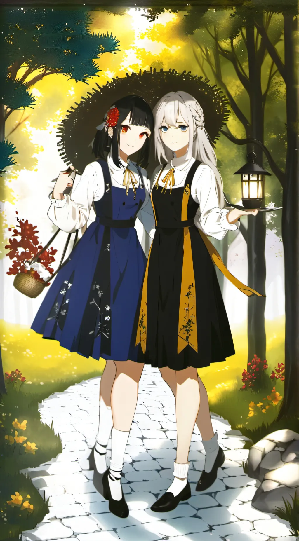 ai character: Ava and Alexis background