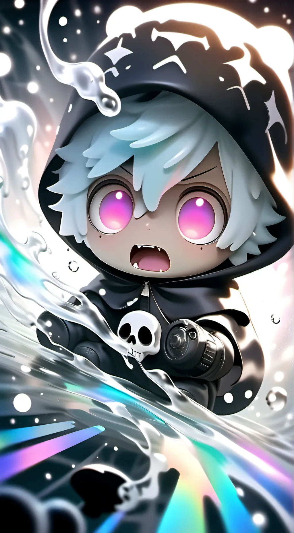 ai character: Bone background