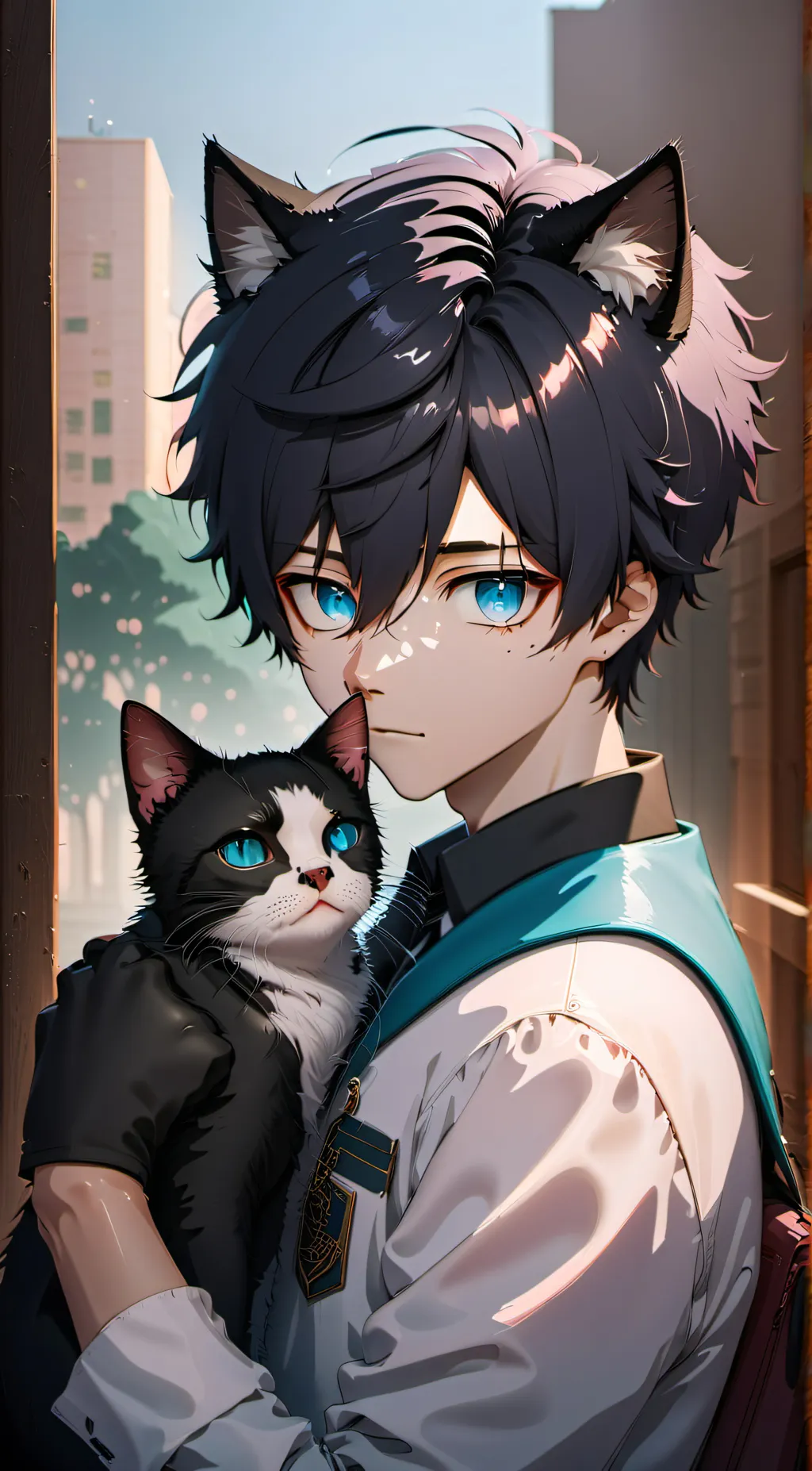 ai character: Louis  background