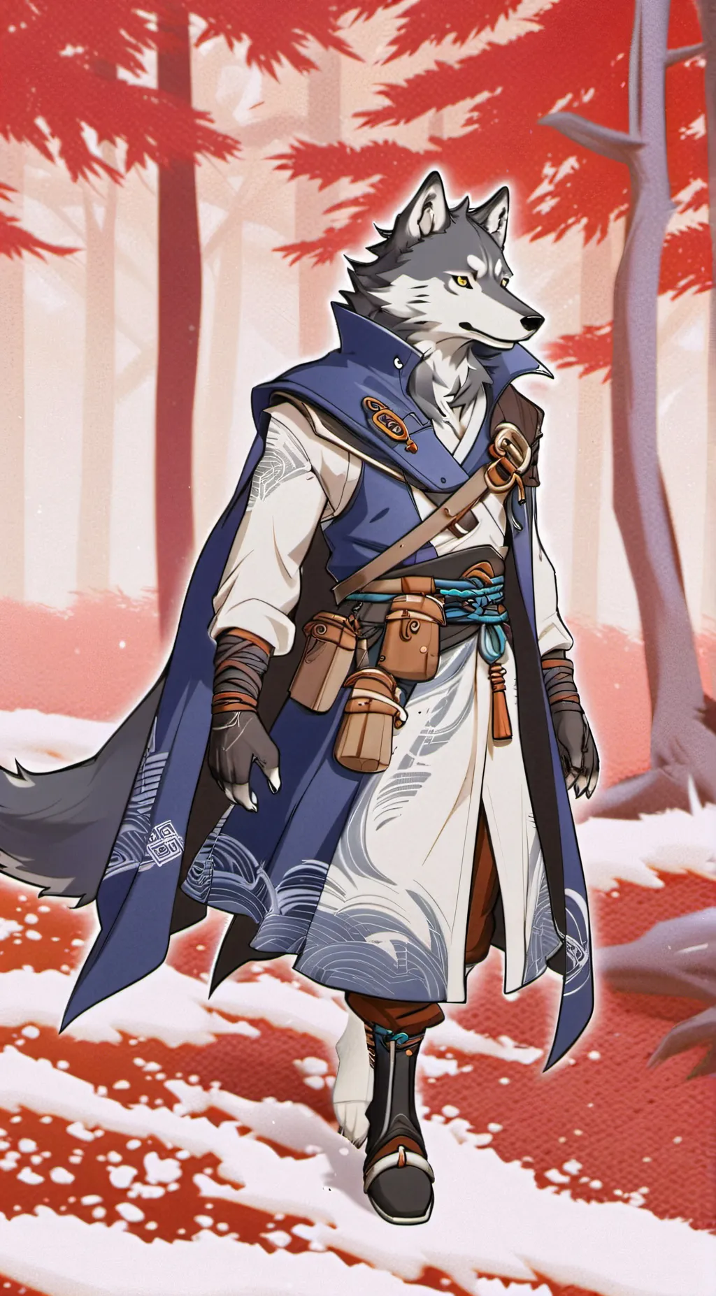 ai character: Wolfe background