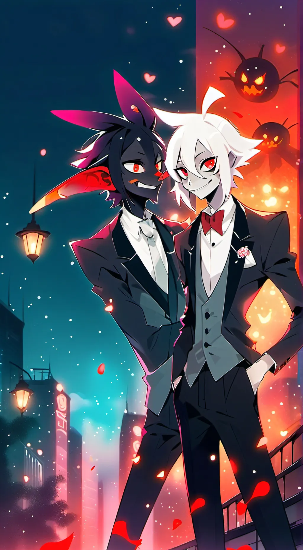 ai character: Radioapple background