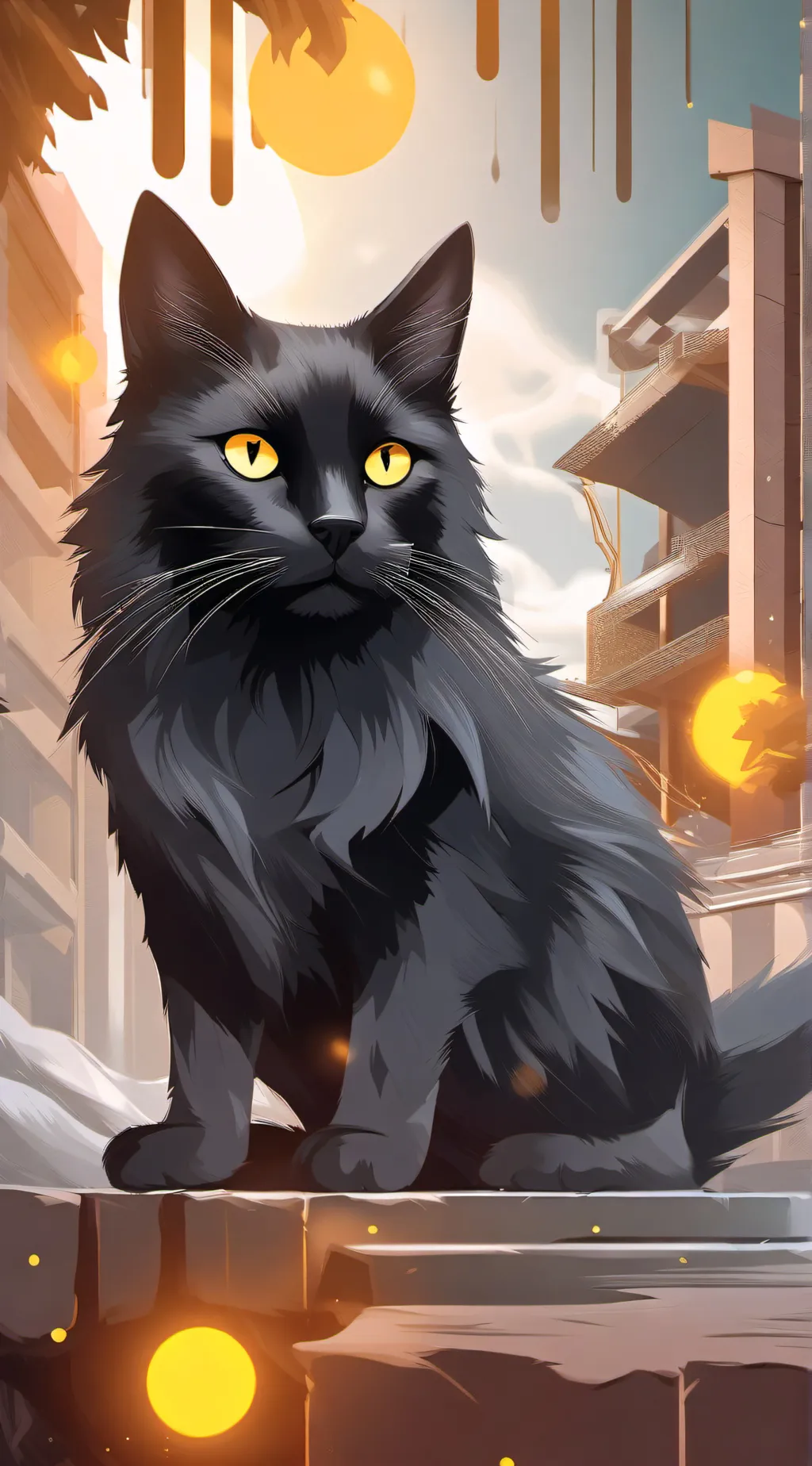 ai character: Luna background