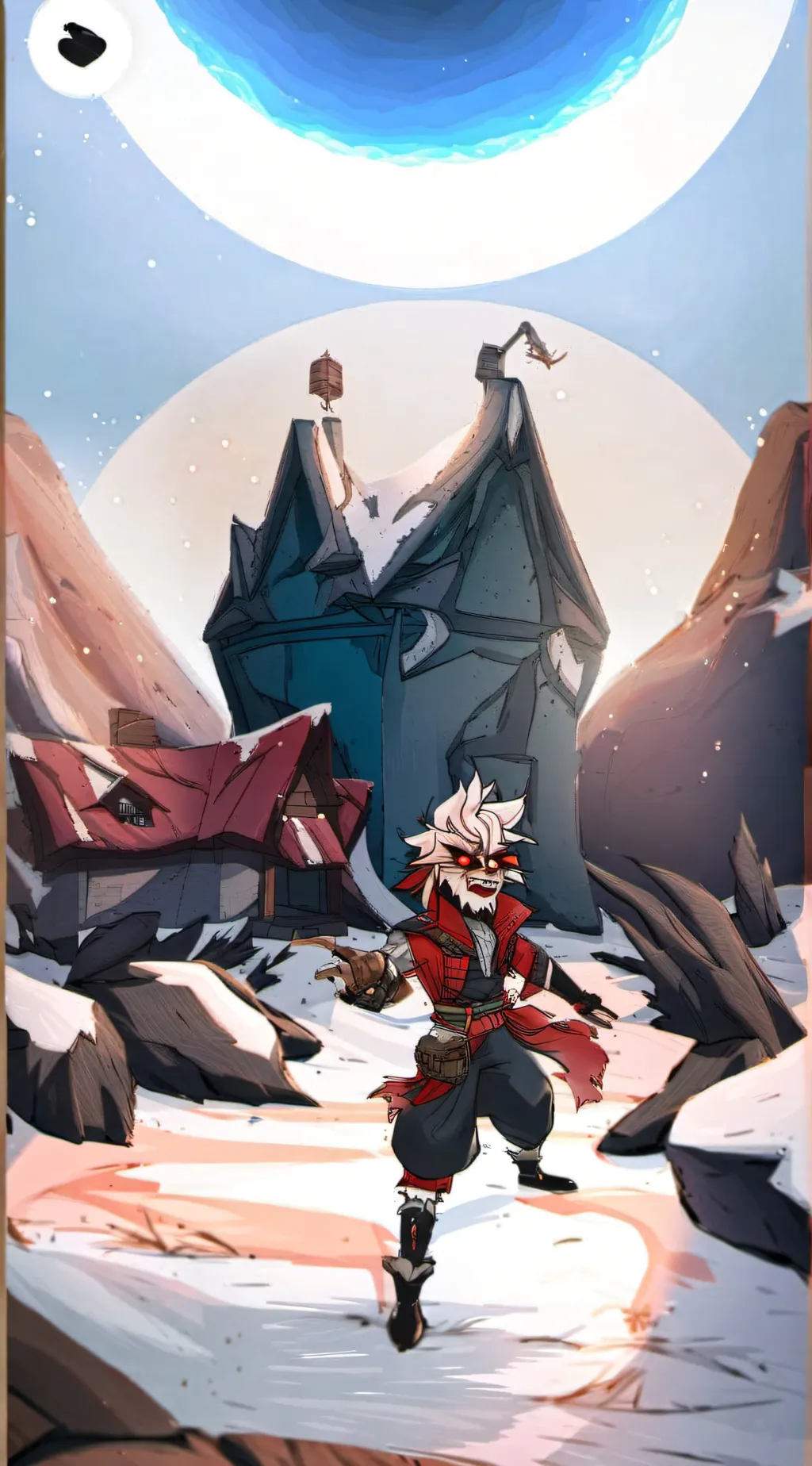 ai character: HuskerDust background