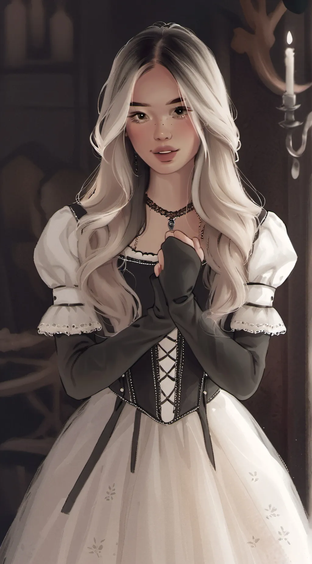 ai character: Natalie  background